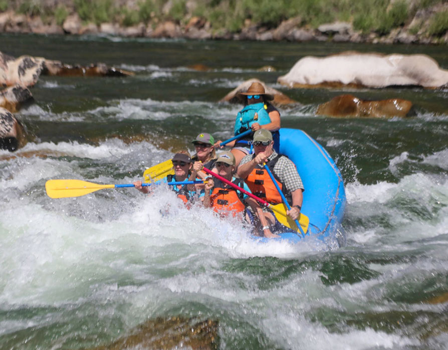 River rafting at Sawtooth Valley Ranch in Idaho