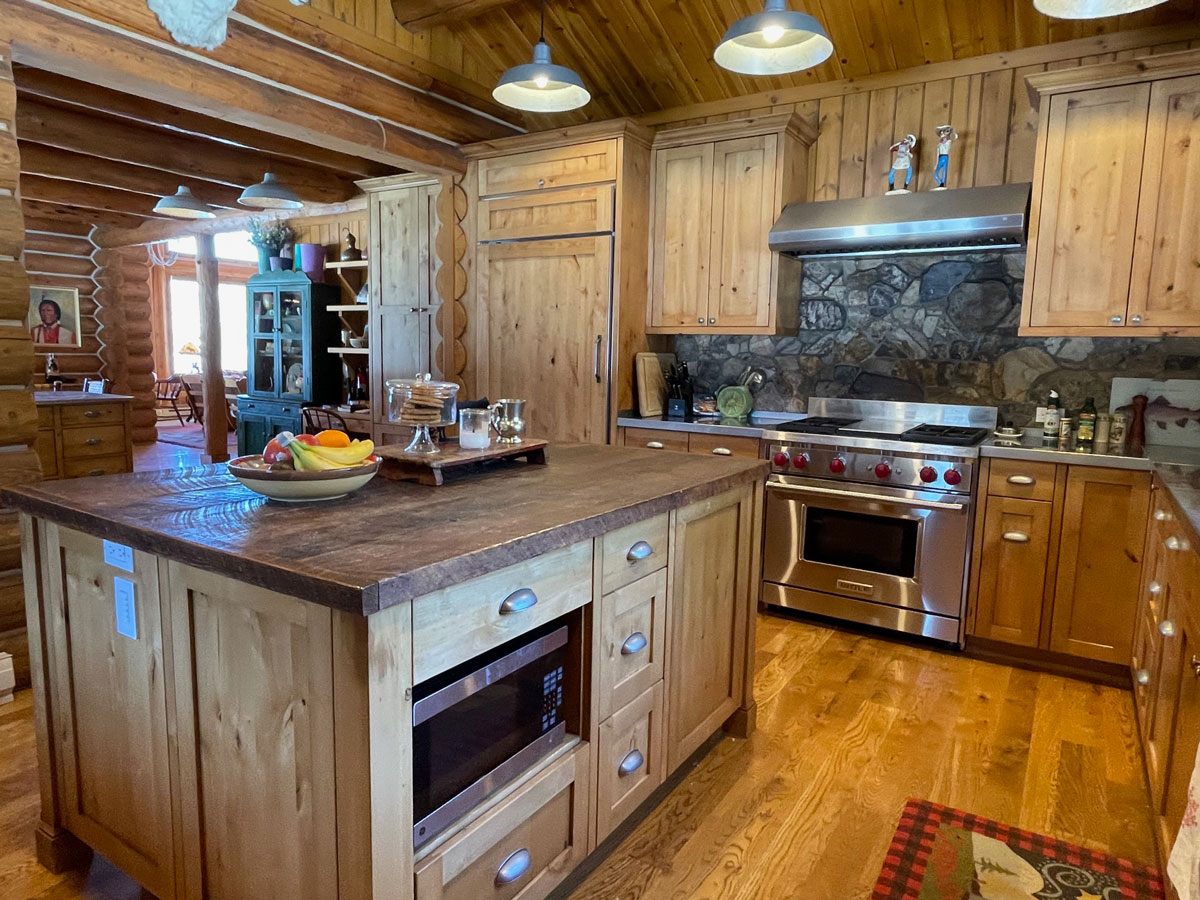 beautiful kitchen in ranch house